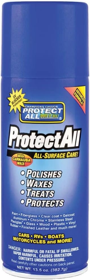 All-Surface Care - Cleaner, Wax, Polisher and Protector - Interior and exterior use, 13.5 oz - Protect All 62015(Packaging may vary)