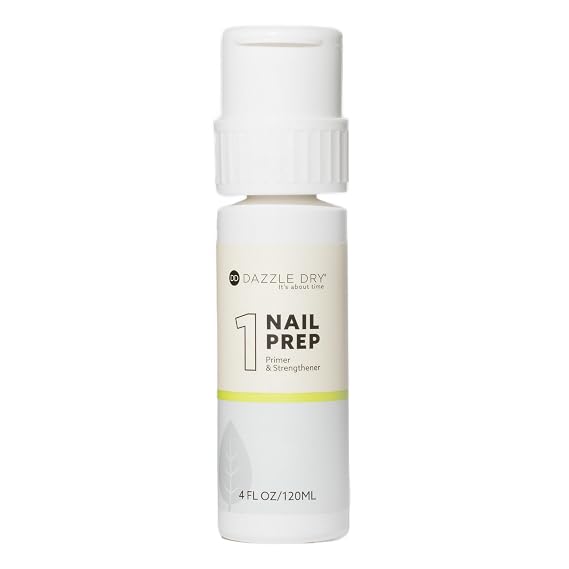 Dazzle Dry Nail Prep, Step 1 Non-Toxic Primer & Strengthener (4 fl oz)
