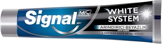 Signal White System Diş Macunu Arındırıcı Beyazlık Aktif Karbon 75 ml