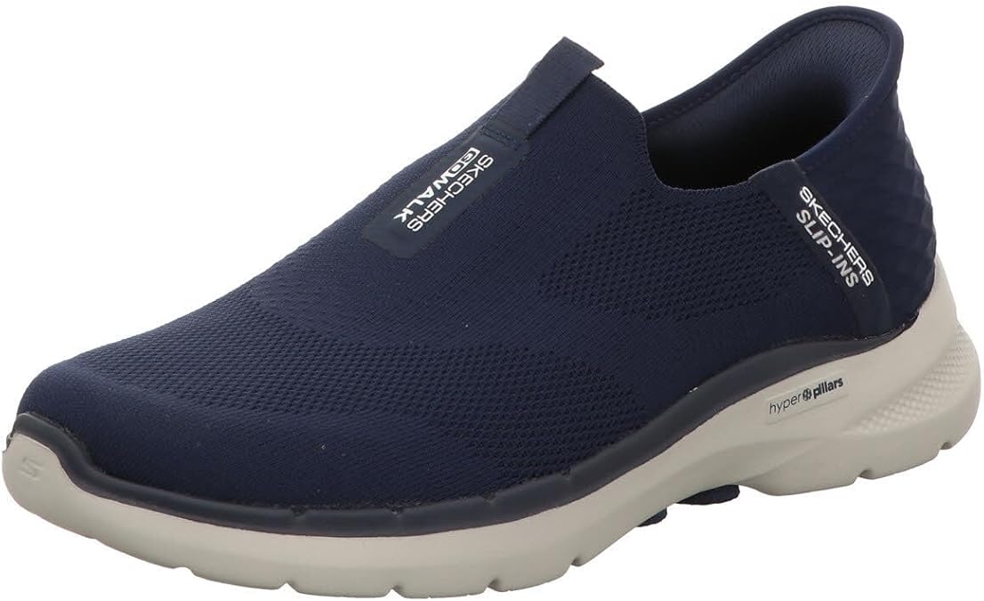 Skechers Men's Slip-ins: GO Walk 6 - Easy On Slip-On Walking Sneakers