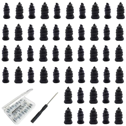 40 Pcs Screw in Tire Plugs,Tire Repair Screws,Tire Repair Rubber Nail Kit,Tire Plugs,Tire Repair Plugs,Car Tire Repair Kit,for Car, Motorcycle, Truck, Tractor Tire Puncture Repair