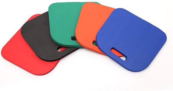 Knee Pad Memory Foam Seat, Black Cushion Sports Events Seat Pads, Kneeling Pad Thick Portable Outdoor Cushion for Gardening Prayer Boat Stadium Bleach Chairs Seat