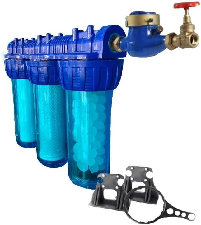 SULOOK 504 10 Inc Anti-Lime and Chlorine Lime and Building Entrance Water Purifier with Siliphose Filter