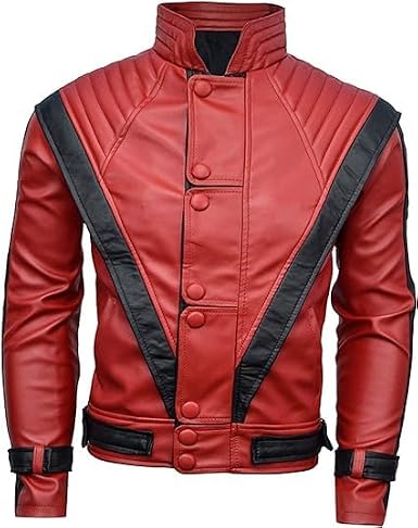 Michael Jackson Thriller Style Leather Jacket for Men