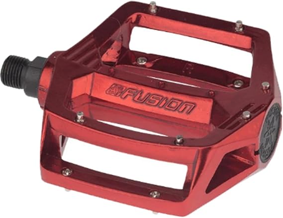 Haro Fusion DX Alloy Bicycle Pedals (Red, 9/16)