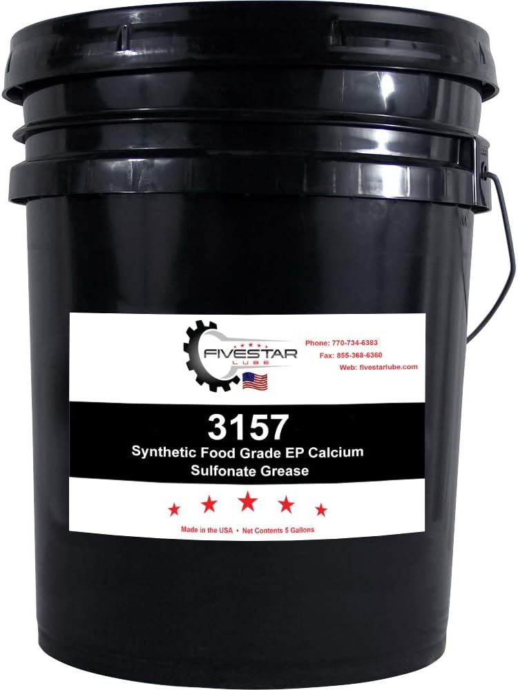 Synthetic Food Grade Ep Calcium Sulfonate Grease 5 Gallon