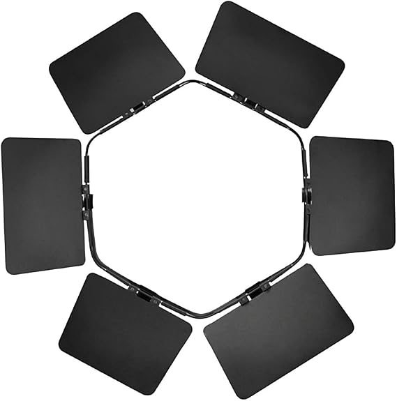 Rotolight Barn Doors for Anova Bi Colour V1, V2, Pro and Solo Series - Black