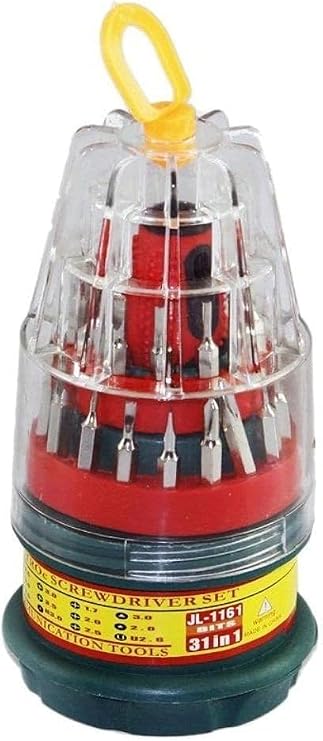 Orret Home 31 Piece Precision Screwdriver Bits Tip Repair Kit Portable Egg Screwdriver