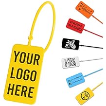 100Pcs Custom Merchandise Tags Disposable Plastic Personalized Label Tags for Clothes Shoe Bag Gift 160mm/6.3"