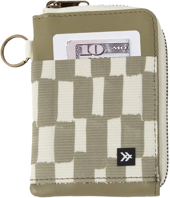 Thread Wallets RFID Blocking Leather Zip Wallet with Card Holder for Men and Women (Scout)