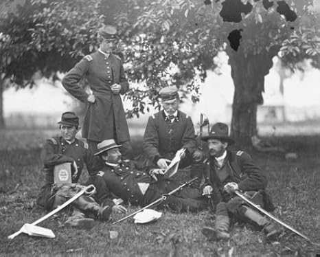New 11x14 Photo: Ulric Dahlgren & Officers Fairfax