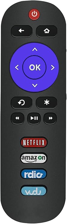 Remote Control Compatible with All TCL Roku TV - No Setup Required
