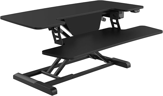 FLEXISPOT 40" Electric Height Adjustable Standing Desk with Drawer Motorized Stand-up Desk with Quick Release Keyboard Tray, for Home and Office