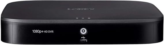 Lorex D441A62B 16 Channel 1080p Analog HD 2TB Security System DVR with Advanced Motion Detection Technology and Smart Home Voice Control, Black