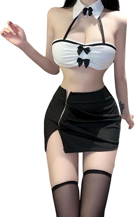 Sexy Cosplay Women's Office Secretary Costume Anime Female Teacher Anime Halloween Cosplay Lingerie Costume