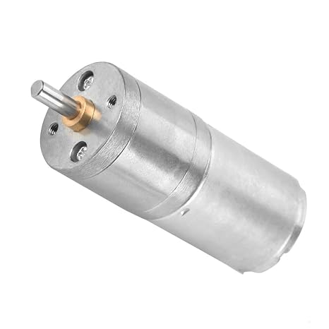 DC 12V Gear Motor,High Electric Micro Speed Reduction Geared Motor 25GA-370 Centric Output Shaft 25mm Diameter Electric Motor(12V 5RPM)