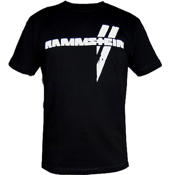Rammstein, T-Shirt Weisse Balken