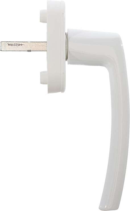 Roto Line Window Handle Traffic White with Screws Square Pin 7 x 32 mm