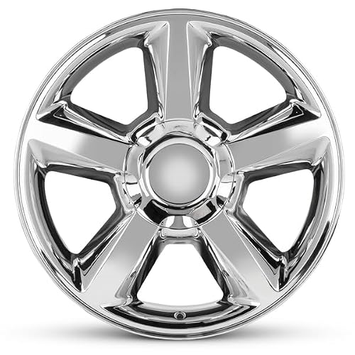 New OEM Replacement Wheel for 2011-2014 Chevrolet Suburban 20x8.5 inch Aluminum Rim Chrome Chrome Fit 27555R20