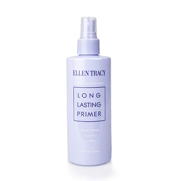 Ellen Tracy Makeup Setting Spray Long Lasting Primer, Hydrating Face Mist, Dewy Setting Spray, Prep and Set Makeup - 8.4 Fl. Oz. Spray Bottle