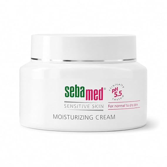 SEBAMED Moisturizing Face Cream for Sensitive Skin Antioxidant pH 5.5 Vitamin E Hypoallergenic 2.6 Fluid Ounces (75mL) Ultra Hydrating Dermatologist Recommended Moisturizer