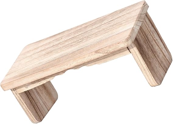 Outanaya Meditation Kneel Sit Stool Wooden Meditation Bench for Home Temple Relaxation Non-Slip Design for Comfortable Sitting and Improved Circulation