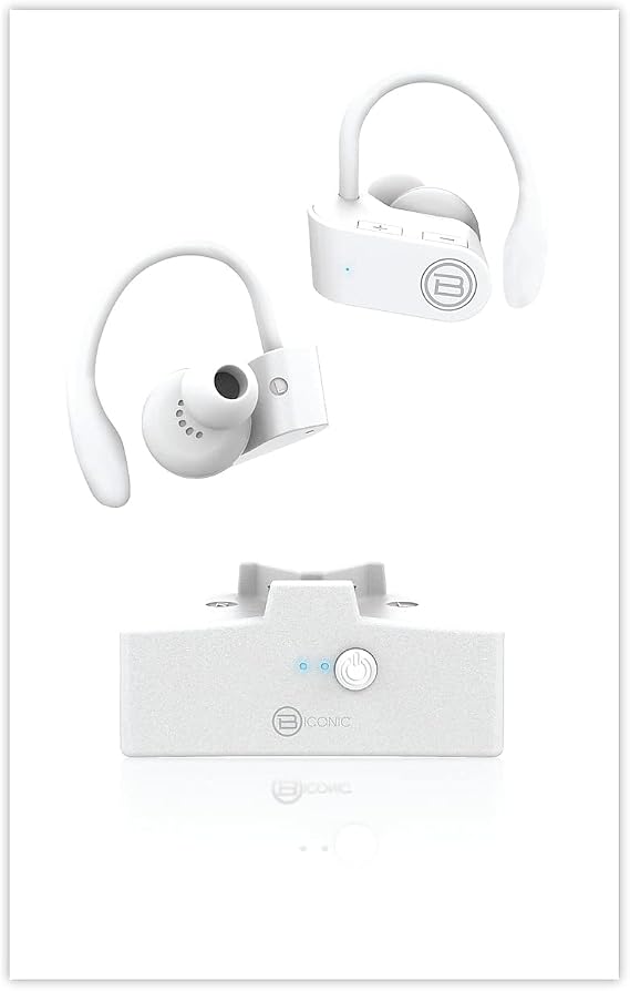 ByTech Bluetooth Sports Earbuds, White
