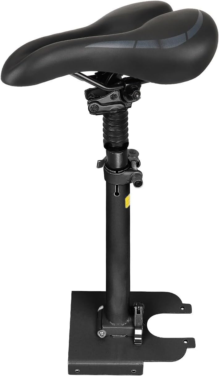 Foldable Electric Scooter Seat for M365 1S Lite, Drill-Free Installation Dual Shocks Absorbing Suspension Comfortable Saddle Accessory(3)