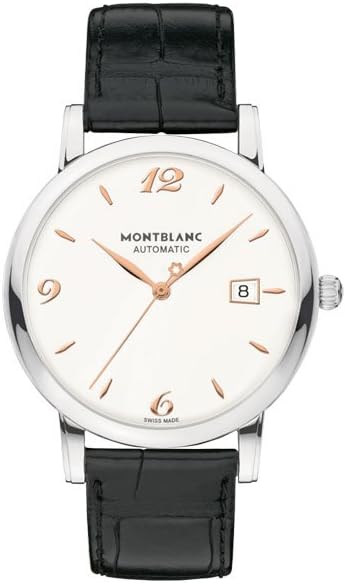 Montblanc Star Classique Silvered White Dial Automatic Mens Watch 110717