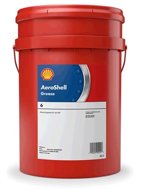 AeroShell Grease 6 General Purpose Airframe Grease MIL-PRF-24139-37.5 LB (17 KG) Pail