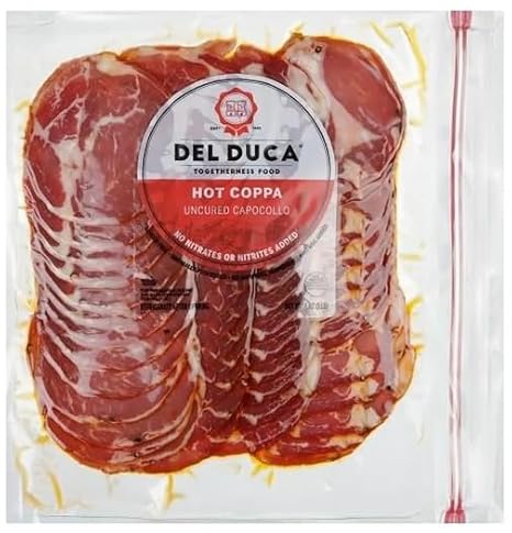Italian Style HOT Capicola/Capocollo "Copa" Thin Sliced 1Lb