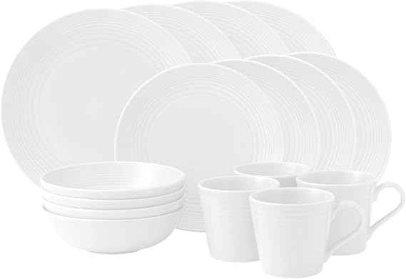 Royal Doulton Exclusively for Gordon Ramsay Maze White 16-Piece Dinnerware Set