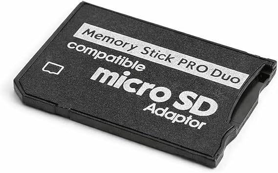 SANOXY Compatible Micro SD Adapter Memory Stick Pro Duo Single Slot Black