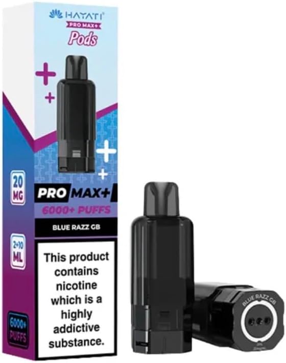 Hayati 6000 Pro Max Plus 6K Refill Pod (pack of 1) (Blue Razz GB)