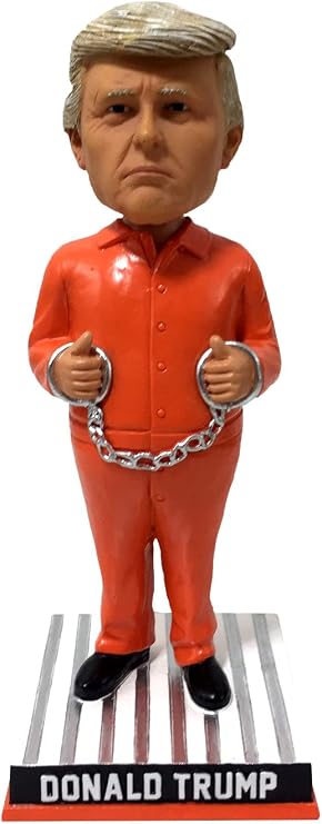Donald Trump Prison Jail Suit Bobblehead