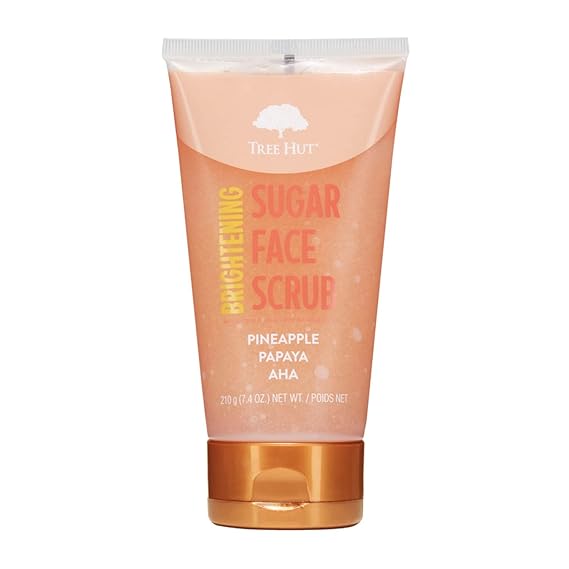 Tree Hut Pineapple & Papaya Brightening Face Scrub, 7.4 Fl Oz