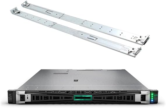 HPE ProLiant DL360 Gen11 1U Rack Server Bundle with Dual Xeon 6430 32-Core 2.1GHz, 1TB DDR5 Memory, 61.44TB Enterprise SAS SSD Storage, RAID, Dual Power, iLO, Rail Kit, Server 2022 Standard