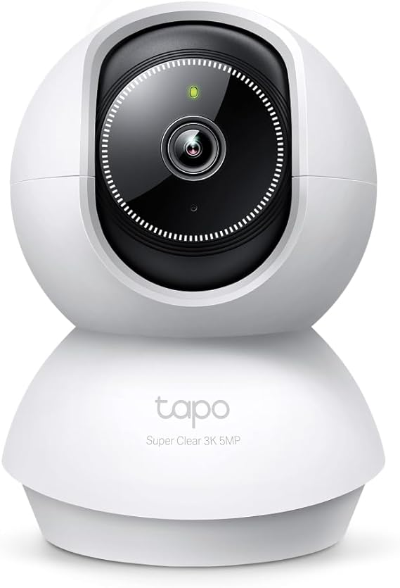 Tapo C230, 3K 5MP, Yapay Zeka Desteği, Hareket Takibi, 360°, 12m Gece Görüşü, Çift Yönlü Sesli İletişim, Bulut/Yerel Depolama, Bebek Ağlaması Tespiti,İç Mekan Wi-Fi Güvenlik Kamerası