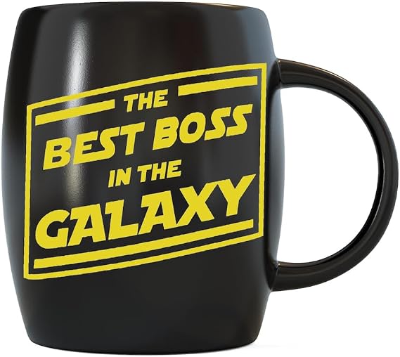 Best Boss In Galaxy 16oz Perfect Office Gag Gift for Boss Men & Women Ideal for Entrepreneur, Coworkers, and Friends Funny Boss Lady & Gentleman Appreciation Present