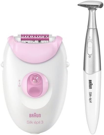 BRAUN 3321 Silk-épil 3 + FG1100 Bikini Styler Epilator