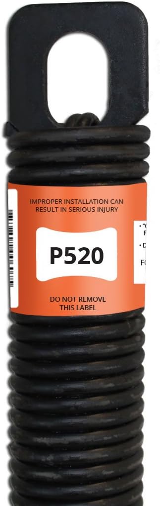 P520 20-Inch Plug-End Garage Door Spring (.207" #5 Wire)