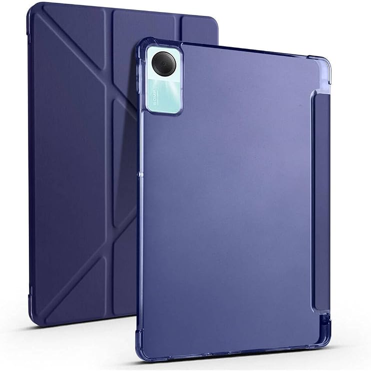 Xiaomi Redmi Pad Se 11 Case Soft Smart Silicone Cover with Stand and Pen Compartment Back with Sleep Mode