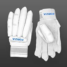 FORZA Original 300 Junior Batting Gloves | Lightweight Protective Design for Cricket Leather Palm Grip Breathable Mesh Secure Fit for Beginners in School or Club Practice