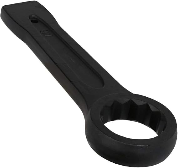 Slogging Ring Wrench Box End Striking Wrenches Metric Slogging Flat Single Ring Spanner 50mm