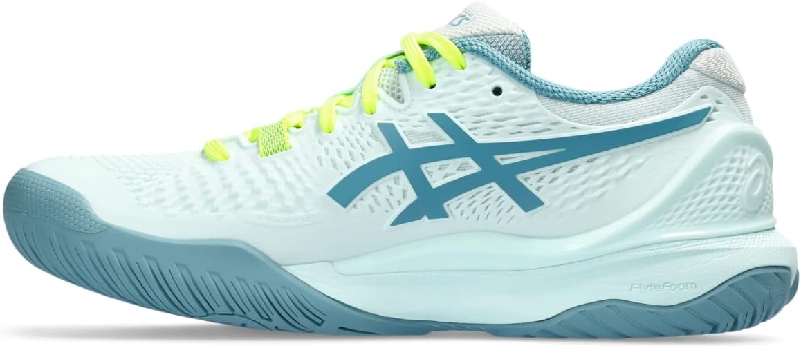 ASICS Women's Gel-Resolution 9 Tennis Shoe, SoothingSea/Gris Blue, 24, SoothingSea/Gris Blue
