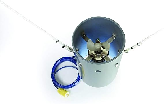 Scott Aerator Slinger De-Icer | 1 HP 230V Stainless 50ft Cord | Sprays a wide arc of water to keep the surface ice-free around docks and marinas; Made in USA