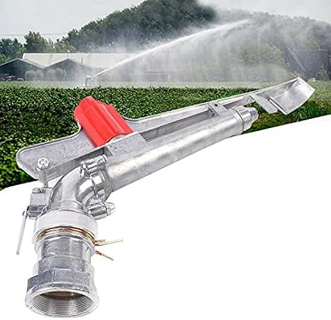 1.97'' Agriculture Irrigation Spray Gun Sprinkler Large-Area 360 Adjustable Watering