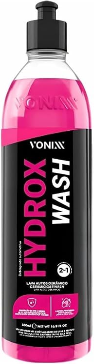 Vonixx Hydrox Wash SiO2 Car Wash Shampoo, 16.9 fl oz (500 mL), 2-in-1 Cleaning and Hydrophobic Protection