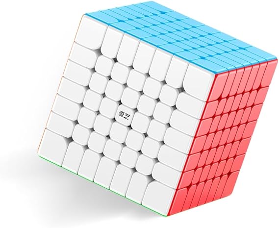 XMDCuber QY Toys 7x7 Speed Cube Stickerless, 7x7x7 Puzzle Magic Cube 67 mm