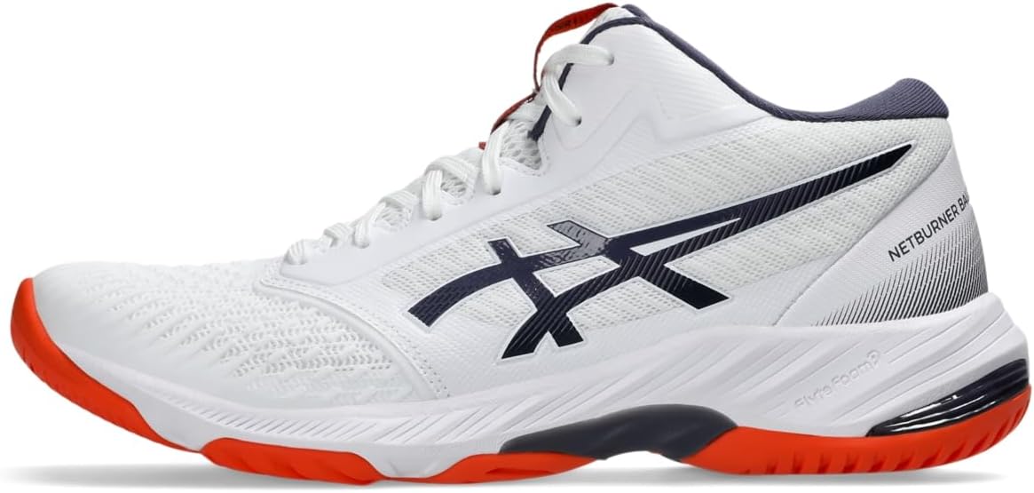 ASICS Men's Netburner Ballistic FlyteFoam Mid Top 3 Volleyball Shoes